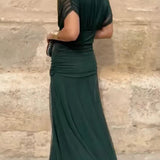 Laura Vestido Elegante Con Escote en V