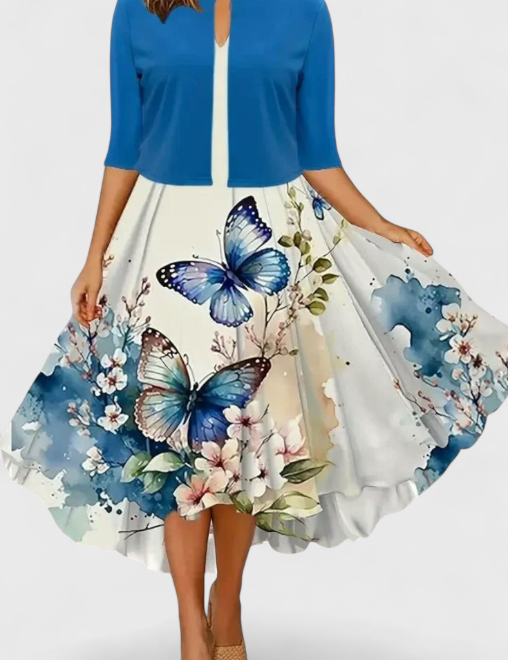 Estrella Conjunto de Vestido Blazer Midi