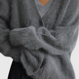 Daniela Cardigan de Mezcla de Cachemira Suave