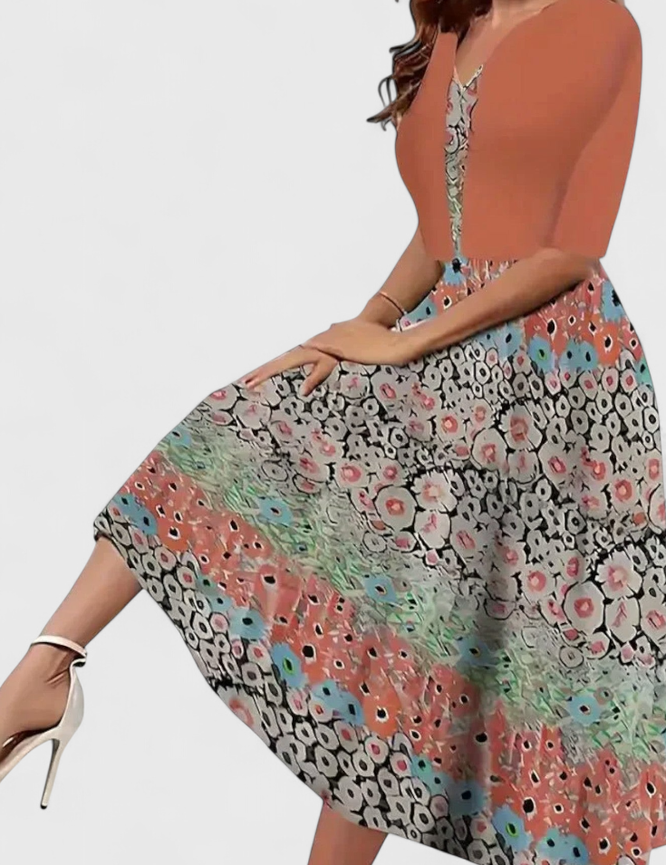 Estrella Conjunto de Vestido Blazer Midi