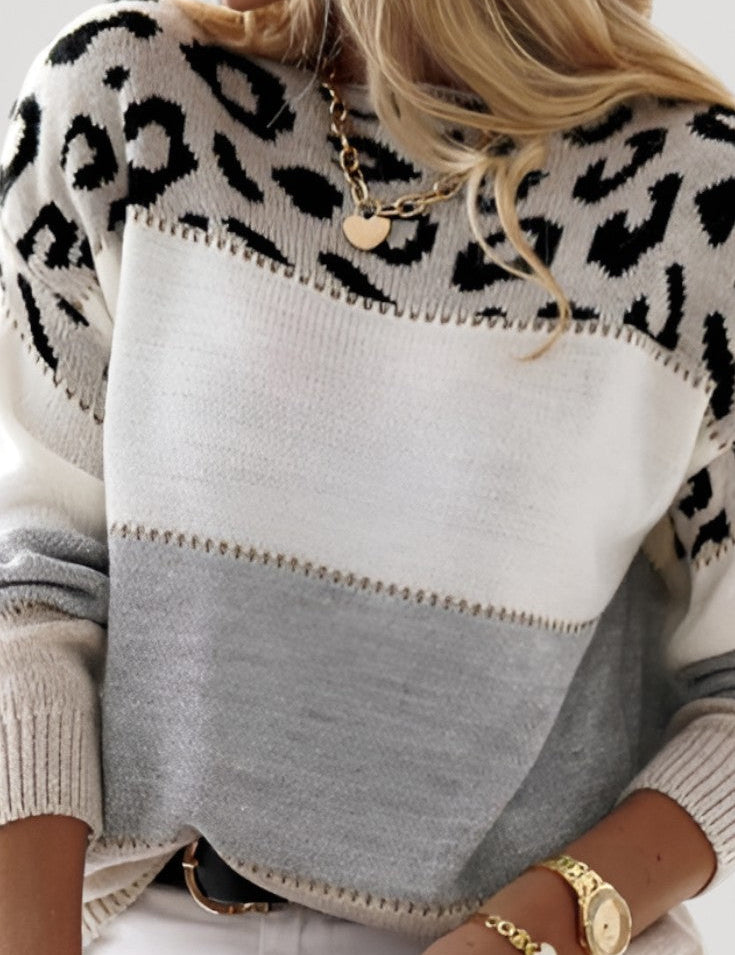 Sophie Jersey de Punto con Patrón Juguetón