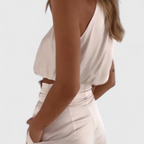 Helira Conjunto Dos Piezas con Top Fluido y Pantalón Palazzo