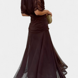 Laura Vestido Elegante Con Escote en V