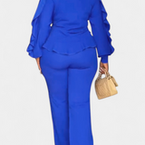 Charmed Conjunto de 2 Piezas con Volantes y Cordón