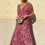 Laura Vestido Elegante Con Escote en V