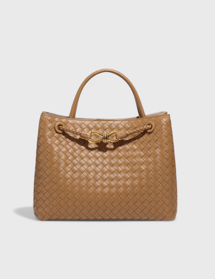 Bolsa Diaria Tejida Índigo