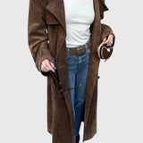 Veronica Abrigo de Ante Elegante