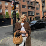 Veronica Abrigo de Ante Elegante