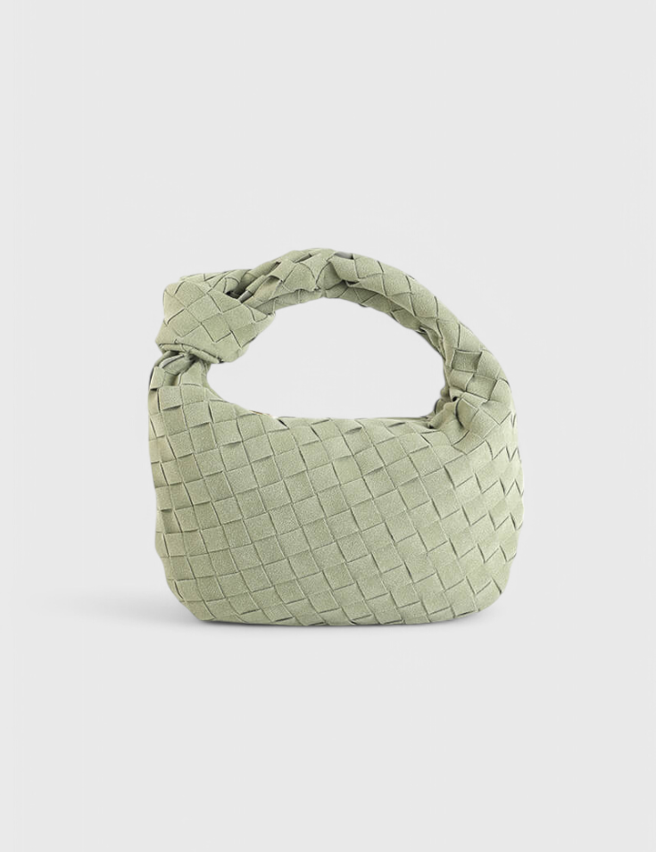 Remi Bolso Mini Woven con Detalle de Nudo