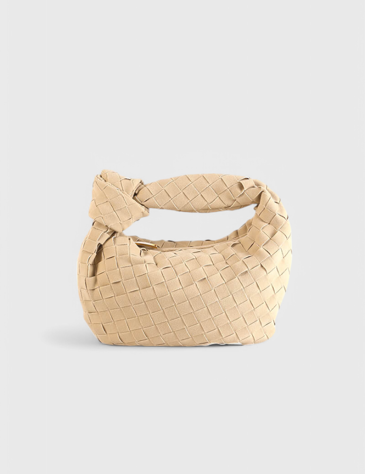 Remi Bolso Mini Woven con Detalle de Nudo