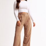 Tinashe Pantalones Tailored de Pierna Ancha