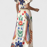 Itzel Conjunto Bohemio con Estampado Étnico