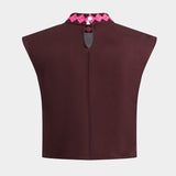 Sloan Conjunto de Top y Falda Recortada Coconut Palm