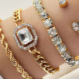 Conjunto de Pulseras con Tachuelas