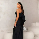 Zarra – Elegante Vestido Maxi de Un Hombro