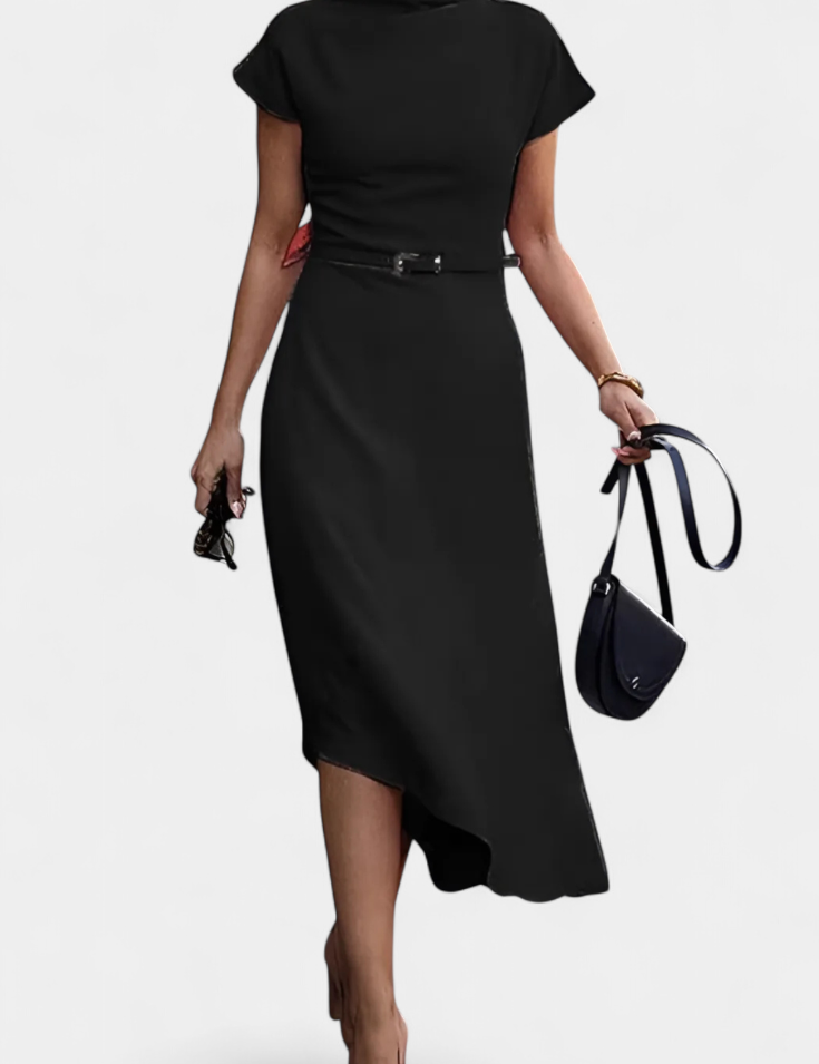 Florence Vestido Asimétrico de Estilo Urbano