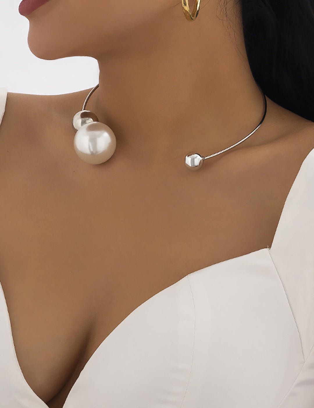 Collares de Perlas de Metal