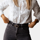 Laurina Blusa de Encaje