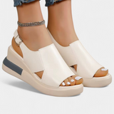 Brunilda Sandalias de Plataforma Sintéticas con Puntera Abierta