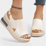 Brunilda Sandalias de Plataforma Sintéticas con Puntera Abierta