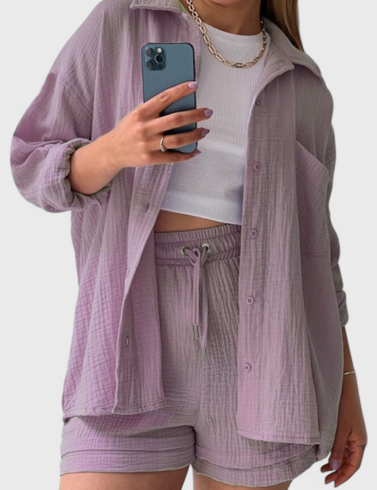 Xenia Conjunto de Collar Relajado