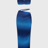 Estela Conjunto de Falda Sin Espalda