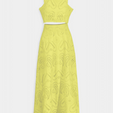 Danitza Conjunto Romántico de Encaje Floral Calado