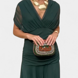 Laura Vestido Elegante Con Escote en V