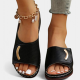 Itziar Sandalias Ortopédicas con Diseño Perforado y Plantilla Acolchada