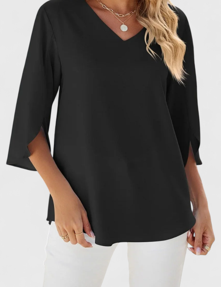 Tabitha Blusa Casual con Corte Suelto y Estilo Sofisticado