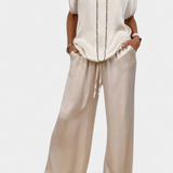 Blasa Conjunto de Primavera de Dos Piezas con Estilo Sofisticado