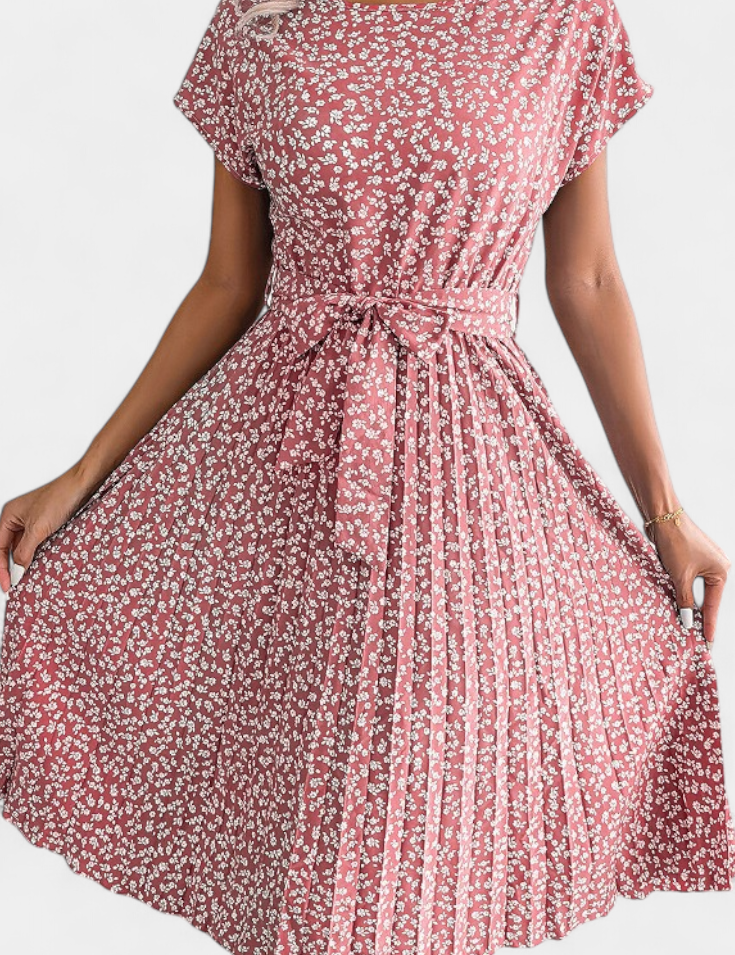 Galilea Vestido Midi Floral de Inspiración Campestre