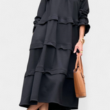 Jada Vestido Lauren con Volantes y Bolsillos Laterales