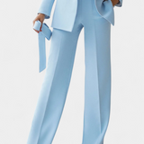 Julia Conjunto Urbano de Blazer y Pantalón de Corte Regular