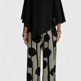 Aleida Conjunto Asimétrico con Top y Pantalón Estampado