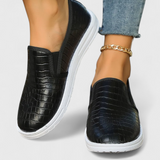 Veerle Mocasines Elegantes de Punta Redonda con Acabado Pulido