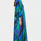 Fiorella Kaftán con Estampado Iride Psicológico