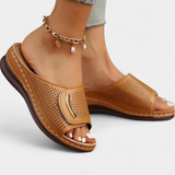 Itziar Sandalias Ortopédicas con Diseño Perforado y Plantilla Acolchada