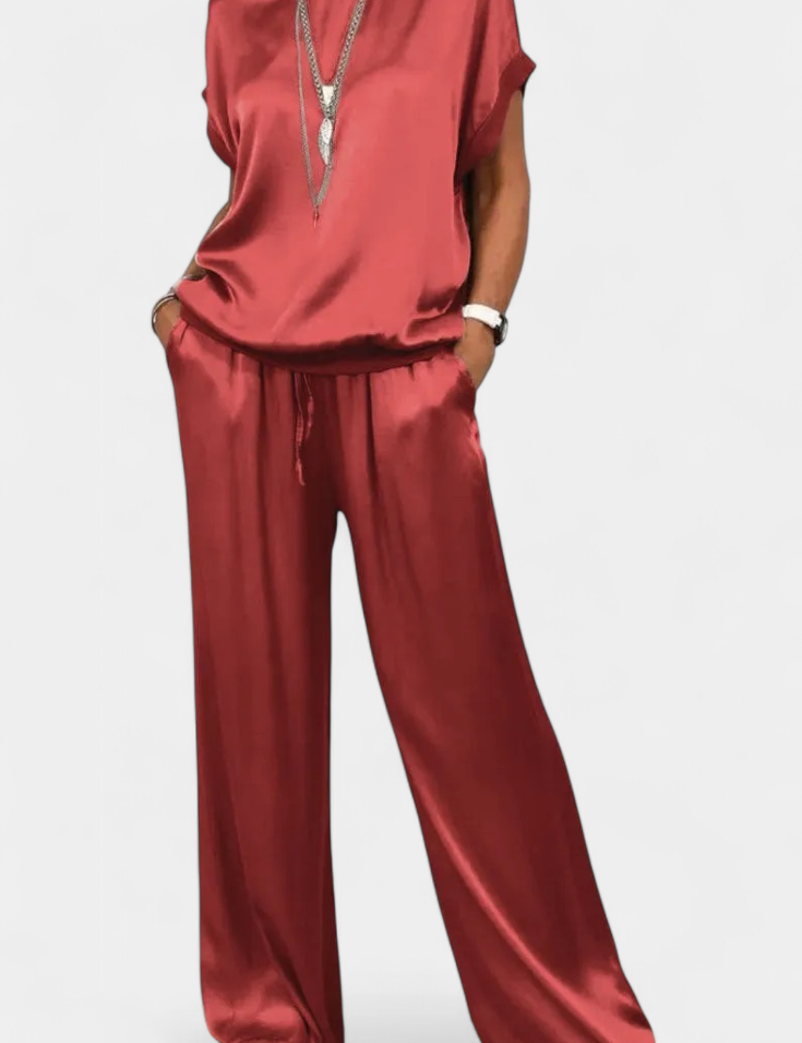 Blasa Conjunto de Primavera de Dos Piezas con Estilo Sofisticado