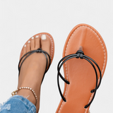 Aledia Sandalias Minimalistas con Tiras Delgadas Sintéticas