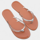 Aledia Sandalias Minimalistas con Tiras Delgadas Sintéticas