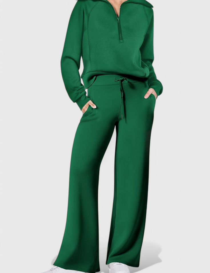 Berken Conjunto de Lounge de Dos Piezas de Manga Larga