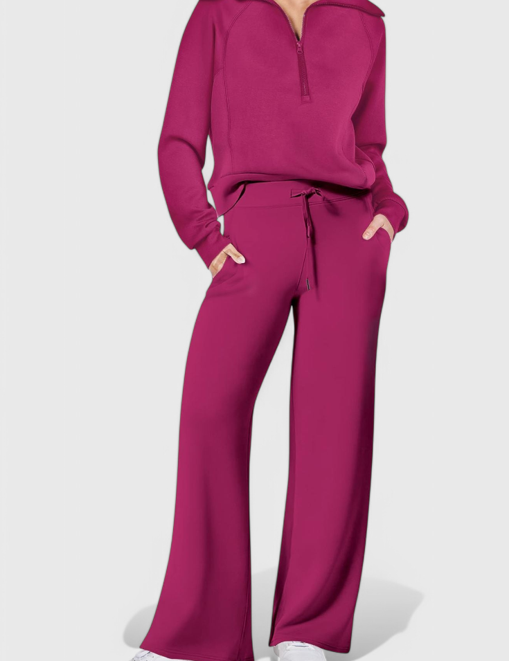 Berken Conjunto de Lounge de Dos Piezas de Manga Larga