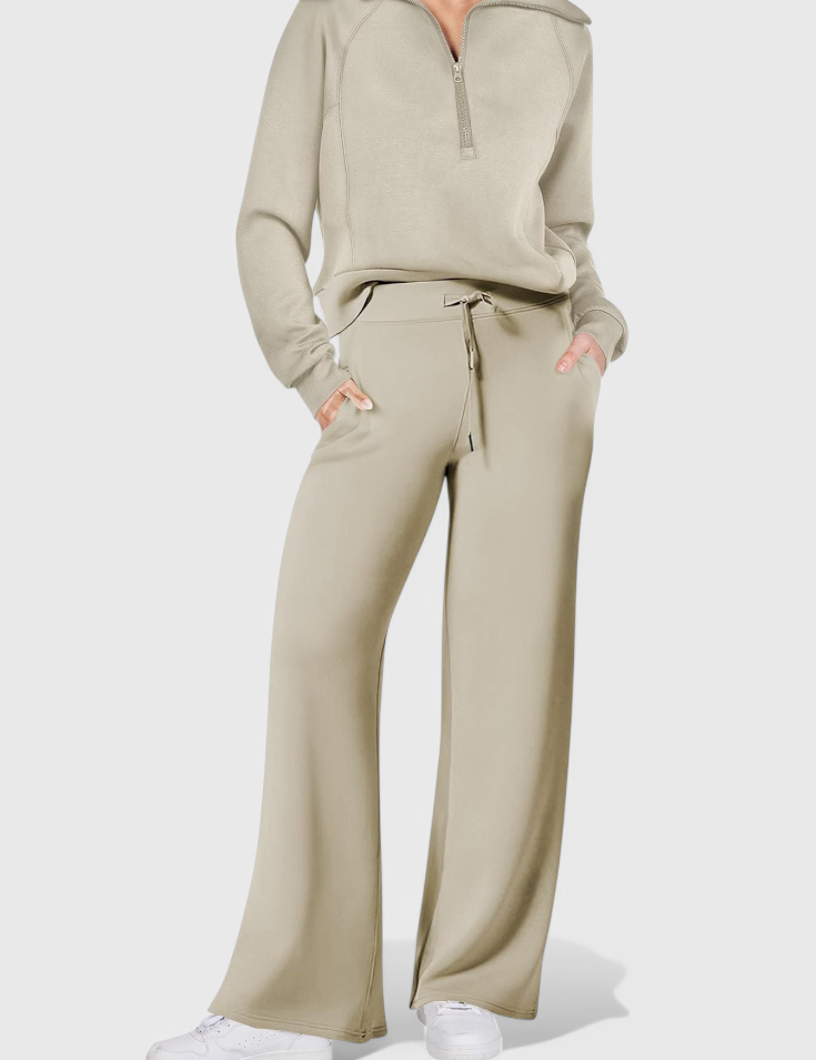 Berken Conjunto de Lounge de Dos Piezas de Manga Larga