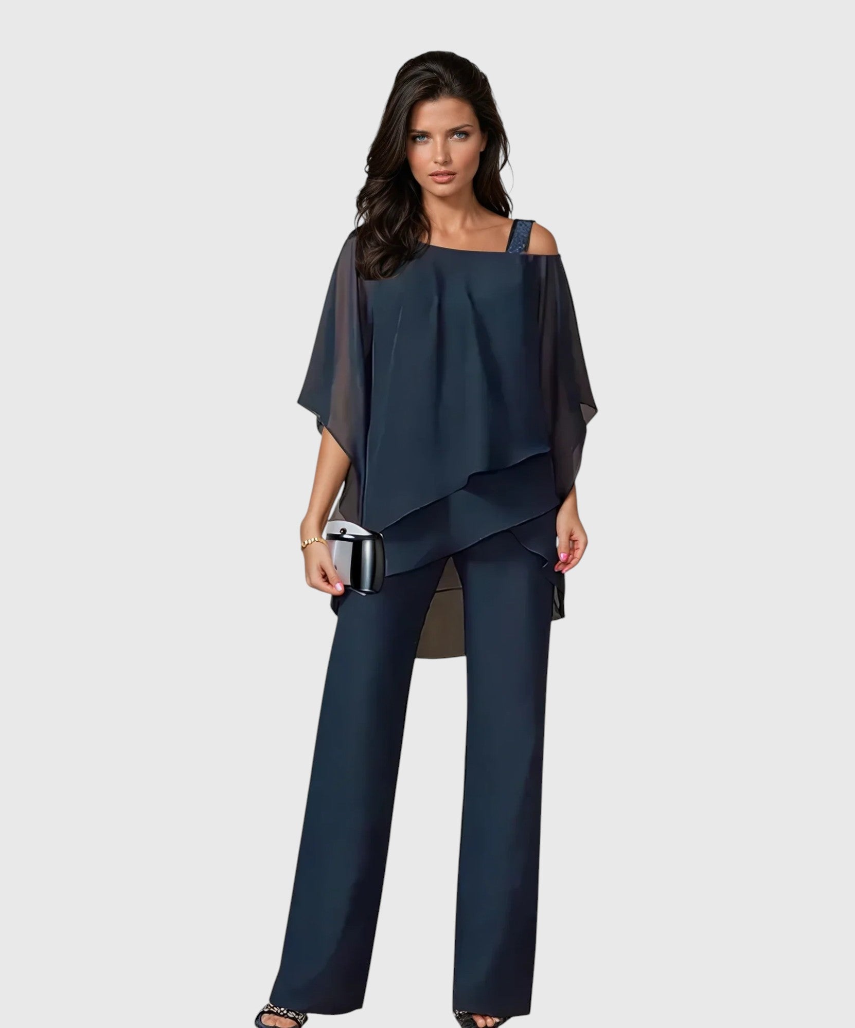 Sabrina - Conjunto de dos piezas en capas