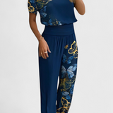 Cassandra Conjunto de Blusa y Pantalones