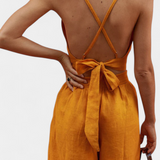 Valentina Conjunto de Chaleco de Encaje de Espalda Abierta y Pantalones Anchos