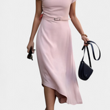 Florence Vestido Asimétrico de Estilo Urbano