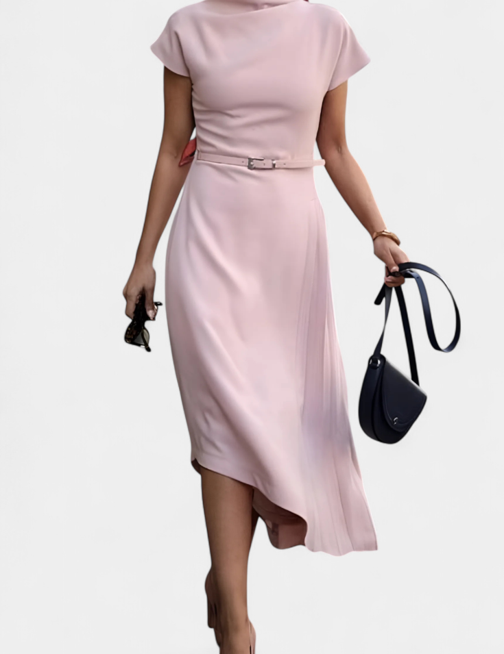 Florence Vestido Asimétrico de Estilo Urbano