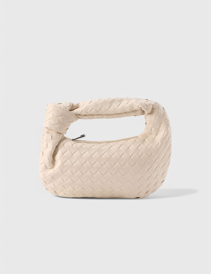 Sage Bolso Satchel Mini Woven